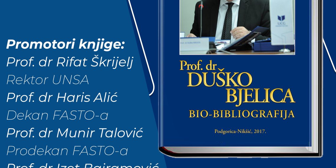 Promocija knjige “Bio-bibliografija, Duško Bjelica.”