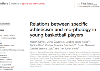 Objavljen rad u naučnom časopisu  „Frontiers in Sports and Active Living“