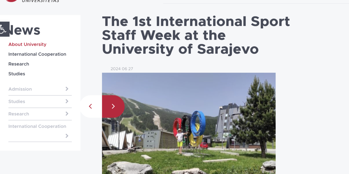 Osvrt LSU iz Kaunasa povodom prvog Sport Staff Week-a