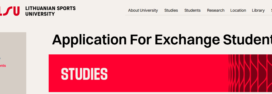 LSU Erasmus+ International Credit Mobility for students